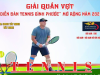 Lịch thi đấu tennis Bình Phước nội dung đôi nam nữ 1235